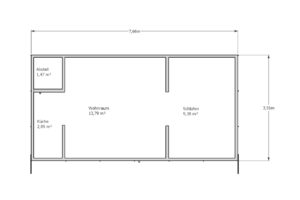 DDR Datsche Bungalow Typ B26C1
